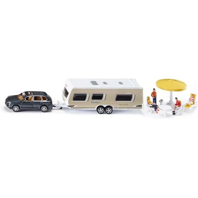 Siku 2542 - Lekebil med campingvogn Siku 2542 - Lekebil med campingvogn