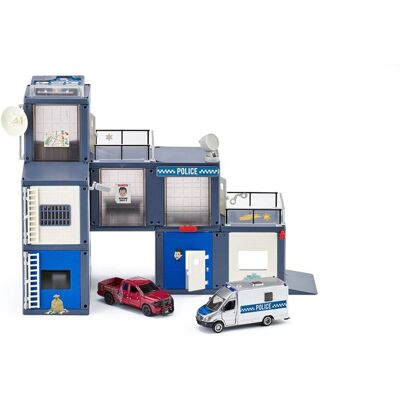 Siku 5510 Juego de Playset - Estación de Policía y Vehículos Siku 5510 Juego de Playset - Estación de Policía y Vehículos