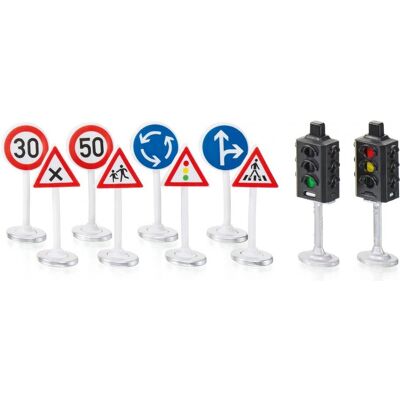 Siku 5597 Verkehrsampeln und Straßenschilder - Spielzeugfahrzeug-Zubehör Siku 5597 Verkehrsampeln und Straßenschilder - Spielzeugfahrzeug-Zubehör
