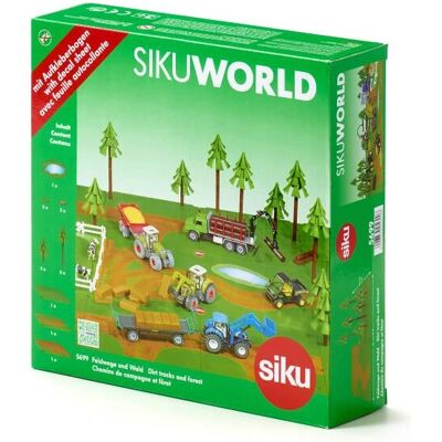 Ensemble Miniatures Siku 5699 Chemins et Forêt - Échelle 1:50 Ensemble Miniatures Siku 5699 Chemins et Forêt - Échelle 1:50
