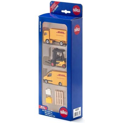 Zestaw Logistyczny Siku 6335 DHL - Model w Skali Zestaw Logistyczny Siku 6335 DHL - Model w Skali