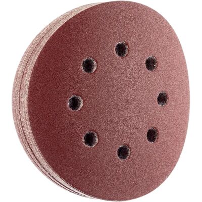 Wolfcraft 2251100 120 Grit Sanding Discs - 125mm Wolfcraft 2251100 120 Grit Sanding Discs - 125mm