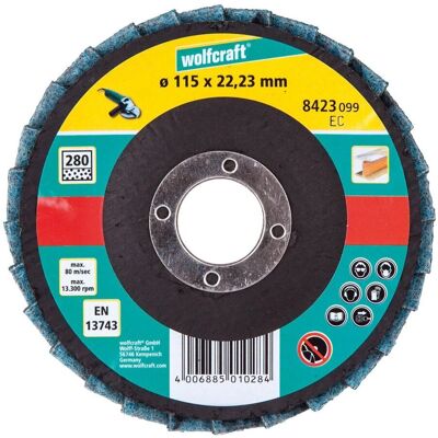 Wolfcraft 8423099 Fin szálas csiszoló korong - 115mm Wolfcraft 8423099 Fin szálas csiszoló korong - 115mm