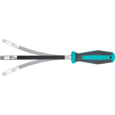 Wolfcraft 1236000 Flexibler Schaft-Schraubendreher - Handwerkzeug für schwer zugängliche Stellen Wolfcraft 1236000 Flexibler Schaft-Schraubendreher - Handwerkzeug für schwer zugängliche Stellen