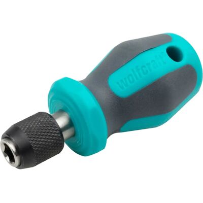 Wolfcraft 1239000 - Handschraubenzieher mit magnetischem Sechskant-Bithalter - Kurz Wolfcraft 1239000 - Handschraubenzieher mit magnetischem Sechskant-Bithalter - Kurz