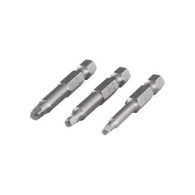 Wolfcraft 1266000 - Set van 3 schroevendraaierbits SquarePlus 50mm Wolfcraft 1266000 - Set van 3 schroevendraaierbits SquarePlus 50mm