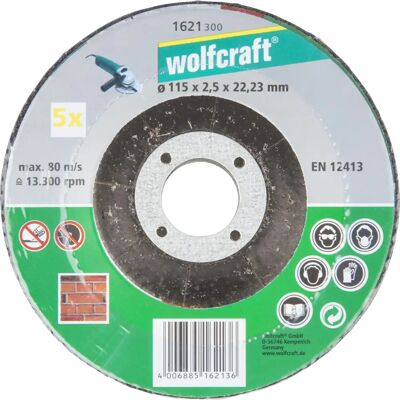 Wolfcraft Vágókorong kőhöz - 115mm - Elcsúsztatott központ Wolfcraft Vágókorong kőhöz - 115mm - Elcsúsztatott központ