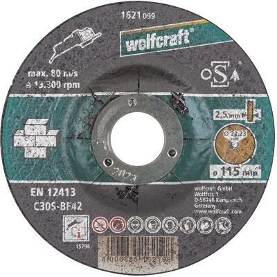 Wolfcraft 1621099 - Disque de coupe pour pierre - 115mm - Publicité Wolfcraft 1621099 - Disque de coupe pour pierre - 115mm - Publicité