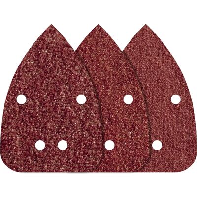 Wolfcraft 1756000 Schuurpapier Set - Korrel 80/120/240 voor hout en metaal Wolfcraft 1756000 Schuurpapier Set - Korrel 80/120/240 voor hout en metaal