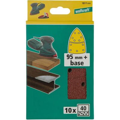Wolfcraft 1811000 - Brúsny papier 10 kusov - Brúsny list Wolfcraft 1811000 - Brúsny papier 10 kusov - Brúsny list
