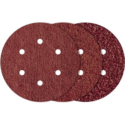 Wolfcraft 1838000 Schleifscheiben-Set - 150mm, Körnung 60/120/240 Wolfcraft 1838000 Schleifscheiben-Set - 150mm, Körnung 60/120/240