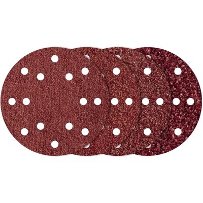 Wolfcraft 1840000 - Set di 5 Dischi Levigatura Adesivi - Grana 40 Wolfcraft 1840000 - Set di 5 Dischi Levigatura Adesivi - Grana 40