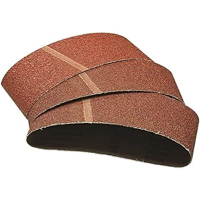 Cinghie abrasive Wolfcraft 1906000 - Grana 120 - 410x65mm - 3 pezzi Cinghie abrasive Wolfcraft 1906000 - Grana 120 - 410x65mm - 3 pezzi