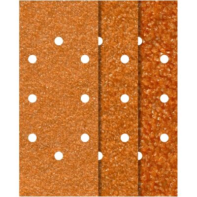 Wolfcraft - Folhas de papel de lixa - Perfuradas para extração de pó - 25 pcs Wolfcraft - Folhas de papel de lixa - Perfuradas para extração de pó - 25 pcs