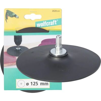 Wolfcraft Gumi Lap - Ø 125mm - Sokoldalú szerszámkiegészítő Wolfcraft Gumi Lap - Ø 125mm - Sokoldalú szerszámkiegészítő
