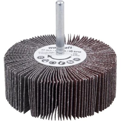 Wolfcraft 2033000 Rotary Flap Wheel Sander - Wood Metal Paint - 80x30mm Wolfcraft 2033000 Rotary Flap Wheel Sander - Wood Metal Paint - 80x30mm