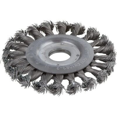Wolfcraft Cepillo de disco de alambre de acero 222 mm, ø115 x 15 mm Wolfcraft Cepillo de disco de alambre de acero 222 mm, ø115 x 15 mm