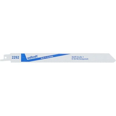 Wolfcraft bågsågblad - 2 st, 230mm - Metall, Fina snitt Wolfcraft bågsågblad - 2 st, 230mm - Metall, Fina snitt
