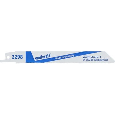Wolfcraft Modèle 2298000 Lames de scie bimétal - 2 pièces Wolfcraft Modèle 2298000 Lames de scie bimétal - 2 pièces