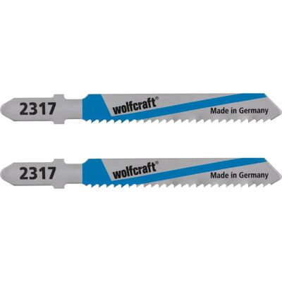 Wolfcraft 2317000 - Lâminas para serra de vaivém - Alumínio - 2 peças Wolfcraft 2317000 - Lâminas para serra de vaivém - Alumínio - 2 peças
