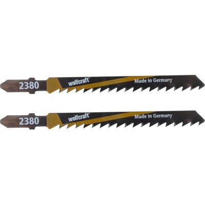 Lame de scie sauteuse Wolfcraft - Acier au carbone, 75mm Lame de scie sauteuse Wolfcraft - Acier au carbone, 75mm