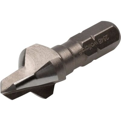 Wolfcraft Svasatore à tourillon - Queue hexagonale, 5-12mm, 3 tranchants Wolfcraft Svasatore à tourillon - Queue hexagonale, 5-12mm, 3 tranchants