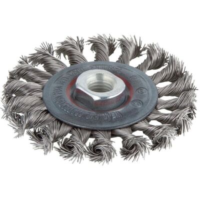 Wolfcraft Stainless Steel Wire Wheel Brush 100mm - Wire Wheel Brush Wolfcraft Stainless Steel Wire Wheel Brush 100mm - Wire Wheel Brush