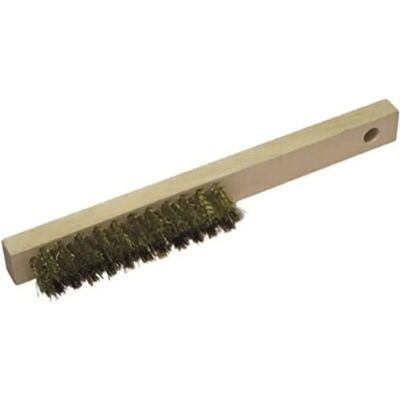 Wolfcraft 2724000 - Feine Messingspachtelbürste - 220mm Wolfcraft 2724000 - Feine Messingspachtelbürste - 220mm