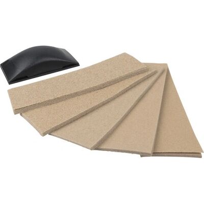 Wolfcraft Schuurset - 51 stuks korrel 40-120 - Handmatig schuren Wolfcraft Schuurset - 51 stuks korrel 40-120 - Handmatig schuren
