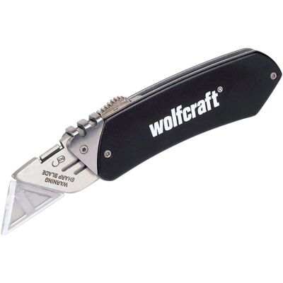 Wolfcraft 4124000 Aluminium Freizeitmesser - Sicherheitsschneide Wolfcraft 4124000 Aluminium Freizeitmesser - Sicherheitsschneide