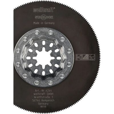 Wolfcraft Multitool Multimaster Segmentsägeblatt STARLOCK-Aufnahme Holz Ø 85 mm - Sägeblatt Wolfcraft Multitool Multimaster Segmentsägeblatt STARLOCK-Aufnahme Holz Ø 85 mm - Sägeblatt