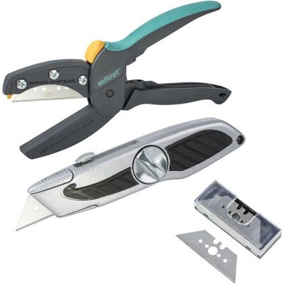 Zestaw Noży Wolfcraft - Ergonomiczny, Składany, 13mm Zestaw Noży Wolfcraft - Ergonomiczny, Składany, 13mm