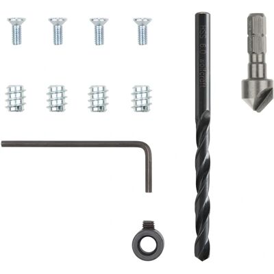 Wolfcraft Reparaturset für Türriegel – 11 Stück Wolfcraft Reparaturset für Türriegel – 11 Stück