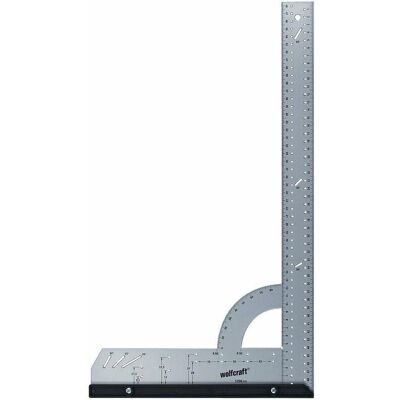 Wolfcraft Universal Square 500mm Steel - Set square for measuring and marking Wolfcraft Universal Square 500mm Steel - Set square for measuring and marking
