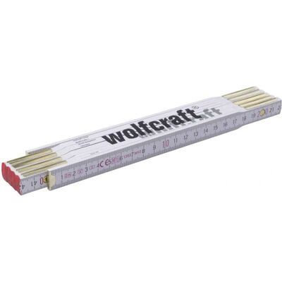 wolfcraft 5227000 Lineal - 212 mm, 2 m, Klappmaßstab, Heimwerker wolfcraft 5227000 Lineal - 212 mm, 2 m, Klappmaßstab, Heimwerker