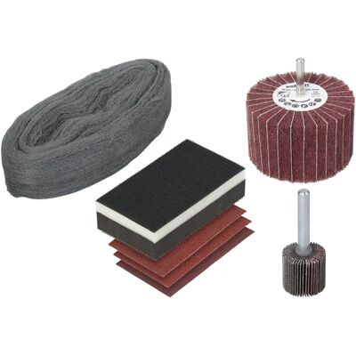 Wolfcraft Möbel-Renovierungs-Set 7-tlg - Großer Flächen, Kanten, Feinschliff Wolfcraft Möbel-Renovierungs-Set 7-tlg - Großer Flächen, Kanten, Feinschliff