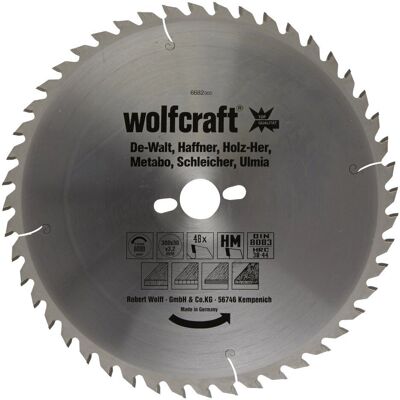 Lama di sega circolare Wolfcraft 6682000 - Tagli fini Lama di sega circolare Wolfcraft 6682000 - Tagli fini