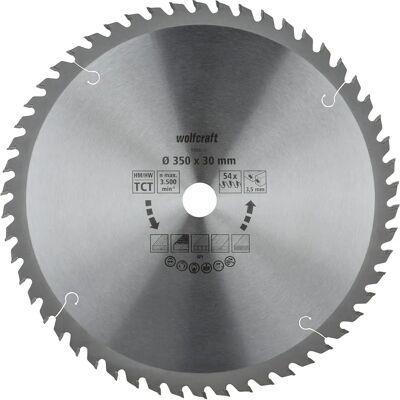 Lama circolare Wolfcraft 6686000 - Tagli fini Lama circolare Wolfcraft 6686000 - Tagli fini
