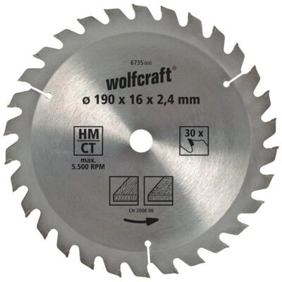 Wolfcraft 6731000 Lama di Sega Circolare Serie Marrone - Lama di Sega Circolare Wolfcraft 6731000 Lama di Sega Circolare Serie Marrone - Lama di Sega Circolare