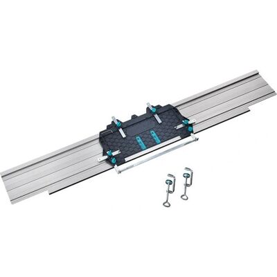 Wolfcraft prowadnica FKS 145, aluminium, czarna/niebieska Wolfcraft prowadnica FKS 145, aluminium, czarna/niebieska