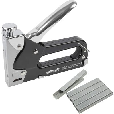 Wolfcraft Tacocraft 7 7089000 - Tackergarnitur - Hohe Stabilität - 1000 Klammern Wolfcraft Tacocraft 7 7089000 - Tackergarnitur - Hohe Stabilität - 1000 Klammern