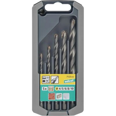 Set di 5 punte per muratura Wolfcraft Set di 5 punte per muratura Wolfcraft