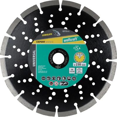 wolfcraft PRO LASER UNIVERSAL Diamant-Trennscheibe - Diamant-Trennscheibe wolfcraft PRO LASER UNIVERSAL Diamant-Trennscheibe - Diamant-Trennscheibe
