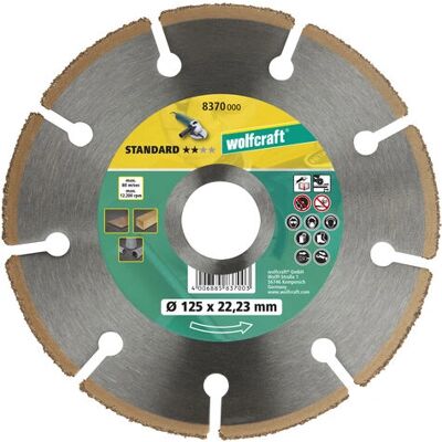 wolfcraft Schleifmittel - 115mm Trennscheibe - Mehrzweck wolfcraft Schleifmittel - 115mm Trennscheibe - Mehrzweck