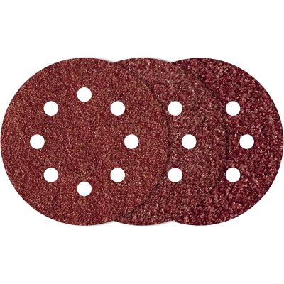 Wolfcraft 125mm Klett-Abrasivscheiben - 15er Set Wolfcraft 125mm Klett-Abrasivscheiben - 15er Set