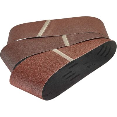 Correia abrasiva Wolfcraft 8417000 - 75x533mm, Grão 40-120 Correia abrasiva Wolfcraft 8417000 - 75x533mm, Grão 40-120