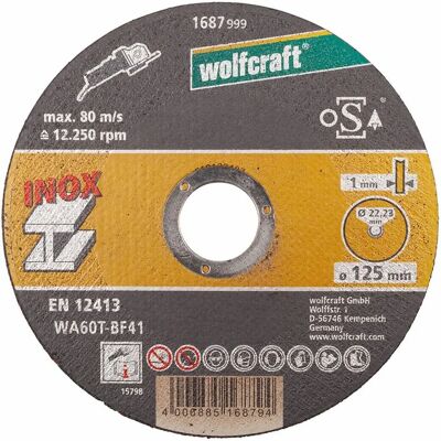 Wolfcraft 8463000 Ø 125 mm Trennscheiben - 10 Stück Wolfcraft 8463000 Ø 125 mm Trennscheiben - 10 Stück