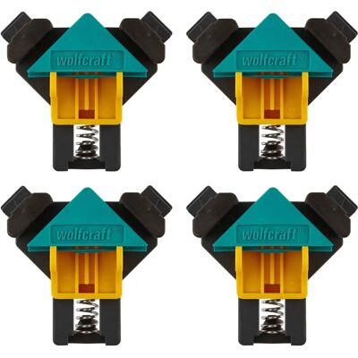 Wolfcraft - Model 8626000 - Corner Clamping Set for 10-22mm Boards - Clamps for Right Angles Wolfcraft - Model 8626000 - Corner Clamping Set for 10-22mm Boards - Clamps for Right Angles