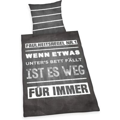 Ensemble de literie double face Herding Young Collection Faulheit - Literie Ensemble de literie double face Herding Young Collection Faulheit - Literie
