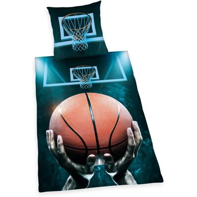 Herding Basketball Bedding Set - Sports-themed Cotton Comfort Herding Basketball Bedding Set - Sports-themed Cotton Comfort